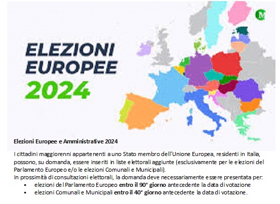 ELEZIONE DEI MEMBRI DEL PARLAMENTO EUROPEO SPETTANTI ALLITALIA DA PARTE DEI CITTADINI DELLUNIONE EUROPEA RESIDENTI IN ITALIA